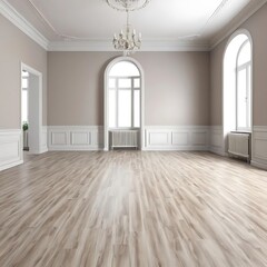 Obraz premium room with floor and window