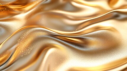 Fototapeta premium Luxurious Golden Textures and Glittering Spheres - Shimmering Metallic Background Collection