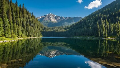 lake in the mountains