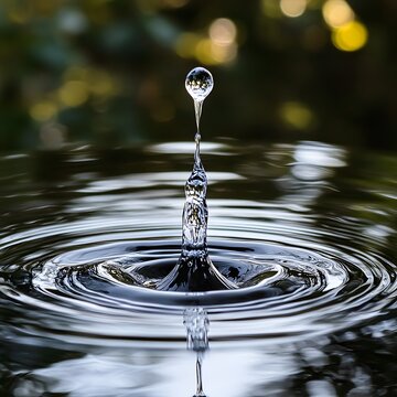 A drop of water falling into a puddle, creating a ripple effect, symbolizes the significant impact of individual actions on fostering positive change.