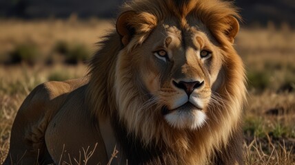 Fototapeta premium LIONS IN THE WILD