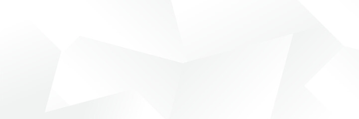 Abstract white Geometric banner design background.