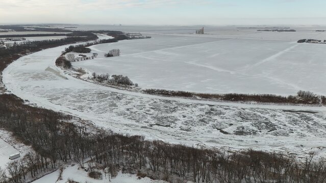 Frozen Red River
