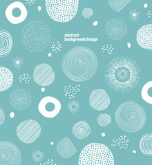 Hand drawn style pattern design.