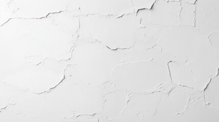 Fototapeta premium Old cement wall painted white texture and seamless background 