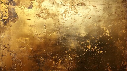 Obraz premium Luxurious Golden Textures and Glittering Spheres - Shimmering Metallic Background Collection