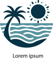 Obraz premium BEACH LOGO