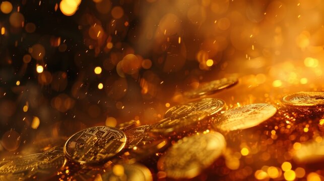 The winds of change bring forth a cryptic sandstorm full of virtual coins.