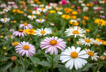 Obraz premium A garden of singing flowers that enchant visitors with their bea