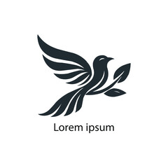 Obraz premium Bird Logo Design Template