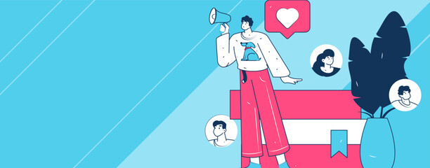 Personnel doing job interview flat vector concept operation hand drawn illustration
