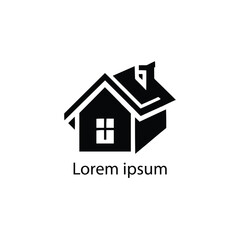 Home leaf logo design template