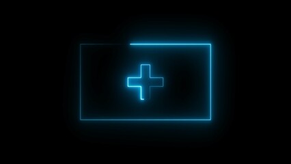 Obraz premium Medical fast aid icon illustration.