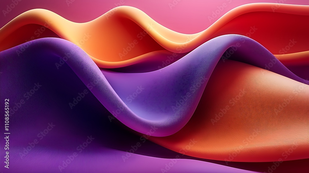 Poster colorful curved lines in a mesmerizing swirl creating a vibrant and dynamic abstract design perfect 