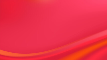 Abstract Red Orange Gradient Background Curves Design Wallpaper