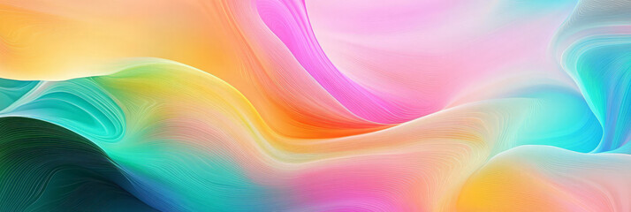 Obraz premium A vibrant abstract design with flowing colors and gradients.