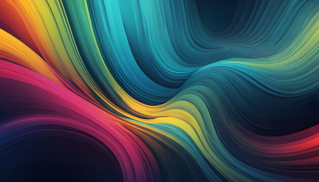 "An abstract digital graphic background featuring dynamic shapes, vibrant colors, and intricate patterns. This design exudes a modern and artistic feel, making it perfect for use in creative projects,