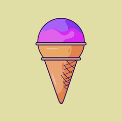 ice cream icon, ice cream in ...