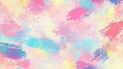 A colorful abstract background featuring pastel brush strokes in soft hues.