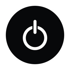 Power Switch icon vector on white background
