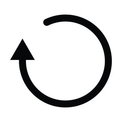 Reload icon. Repeat symbol. Reset signs. Refresh symbols.