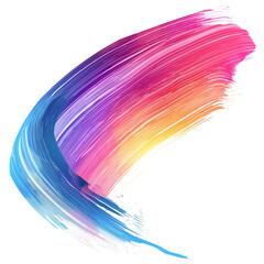Dynamic Gradient Brush Strokes | Creative Transparent Digital Design