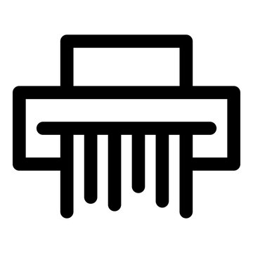 recommend clip art: Paper shredder icon