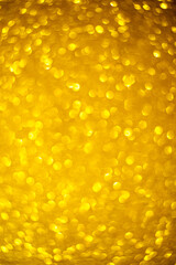 Glittery gold bokeh patterned background illustration