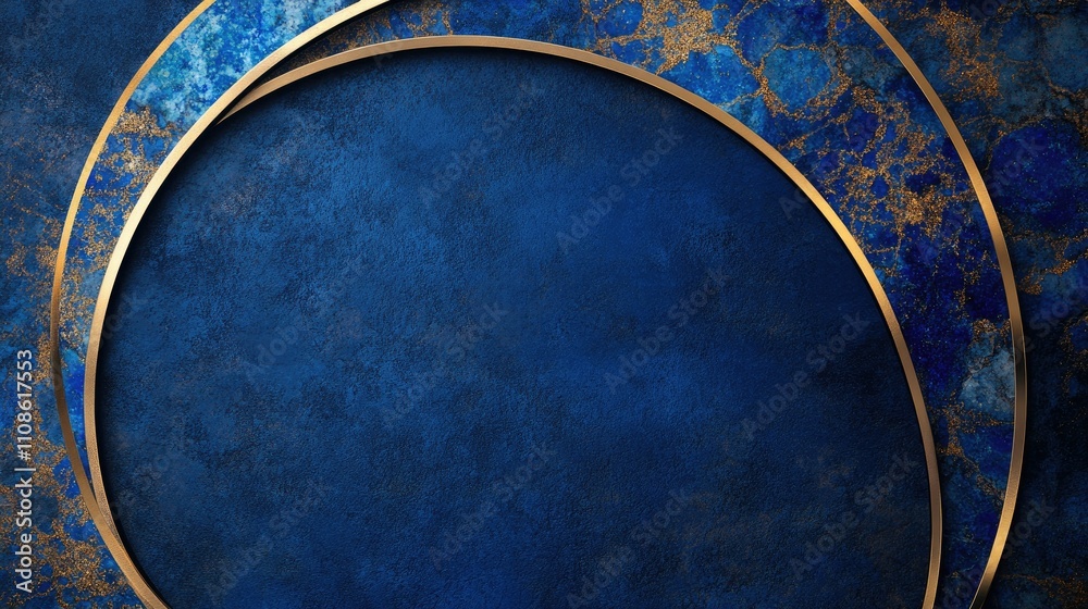 Aufkleber a striking background of blue lapis lazuli stone with space for adding text, perfect for luxury or g