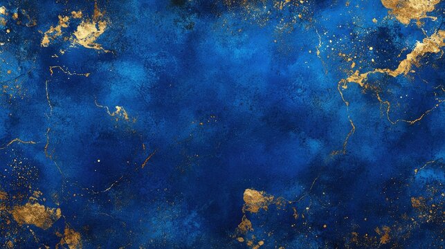 A stunning blue lapis lazuli texture, with deep blue tones and gold flecks, offering ample space for text or a message on a rich, vibrant background.
