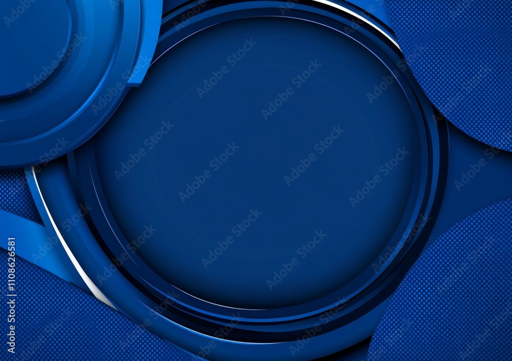 Poster digital technology backdrop. digital data with a square blue pattern and pixel texture background.