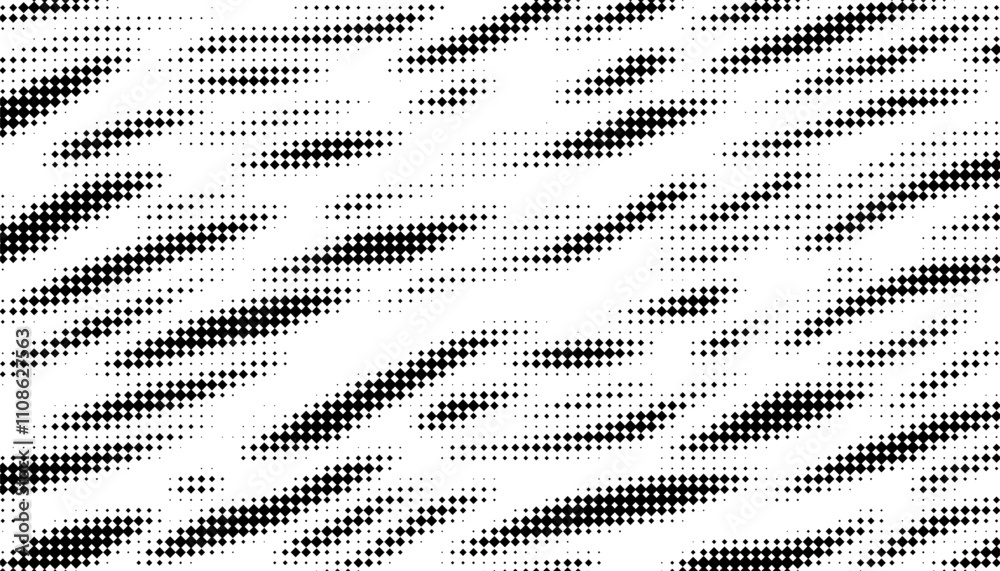 Aufkleber black and white halftone with aurora pattern. fully editable vector element. vector format illustrat