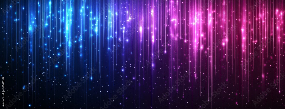Poster abstract digital background featuring colorful bars and lights..a digital backdrop with vibrant bars