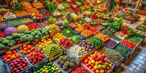 Colorful Fruit Market - Fresh Produce Showcase