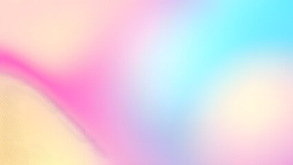 Obraz premium A vibrant gradient mesh background with soft transitions between magenta, teal, and lemon yellow
