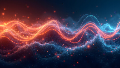 Football Wave Patterns with Vibrant Motion Trails