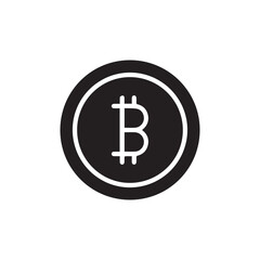 Obraz premium Bitcoin icon, 