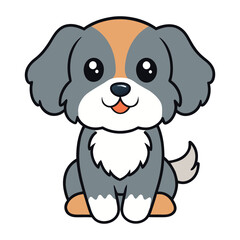 Obraz premium Joyful Löwchen Dog Sitting with a Happy Smile