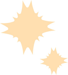 Flat Sparkling Star Decoration