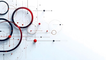 Naklejka premium abstract background with lines