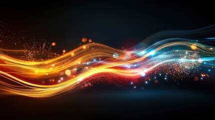 Obraz premium Stunning Long Exposure Fireworks Display Background