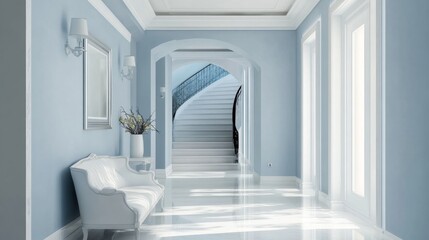 Stunning Light-Filled Hallway Design