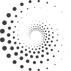 black and white circle  dot