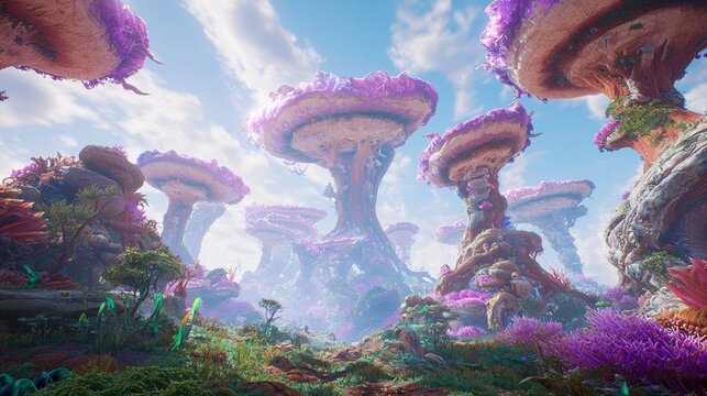 Realm of Infinite Delights: AI-Generated Fantasy World Awaits Exploration