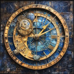 Obraz premium astronomical clock