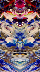 Abstract art background . Hand painting artwork on canvas .