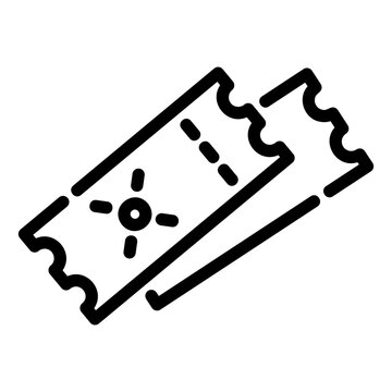 recommend clip art: ticket Line Icon