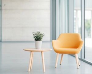 Contemporary Coworking Space with Modern Glass Architecture and Minimalist Design Elements