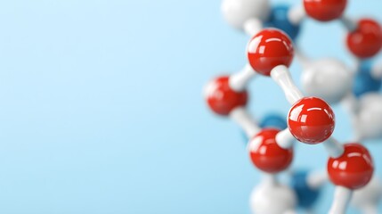 Innovative molecular structure laboratory scientific image research environment close-up view chemistry concept for education and discovery