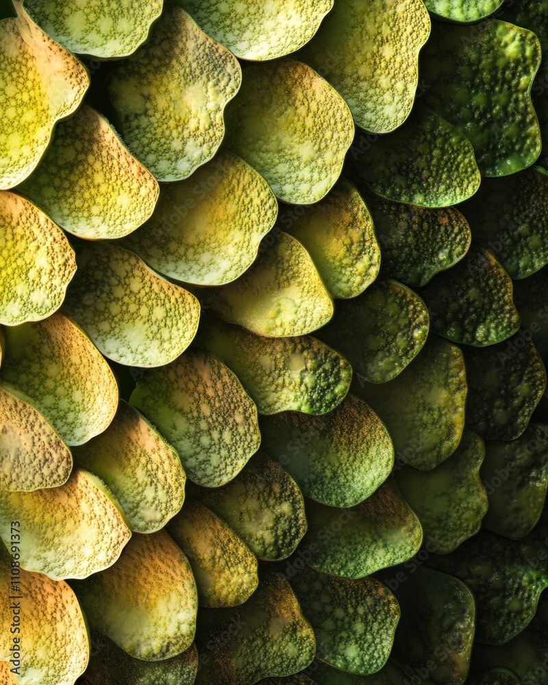 Aufkleber fibonacci day captivating close-up of broccoli in natural fibonacci pattern for nature lovers and ho